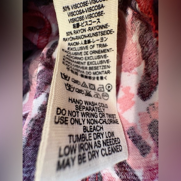 Free People Floral Pink Spaghetti Strap Top - Picture 4 of 5